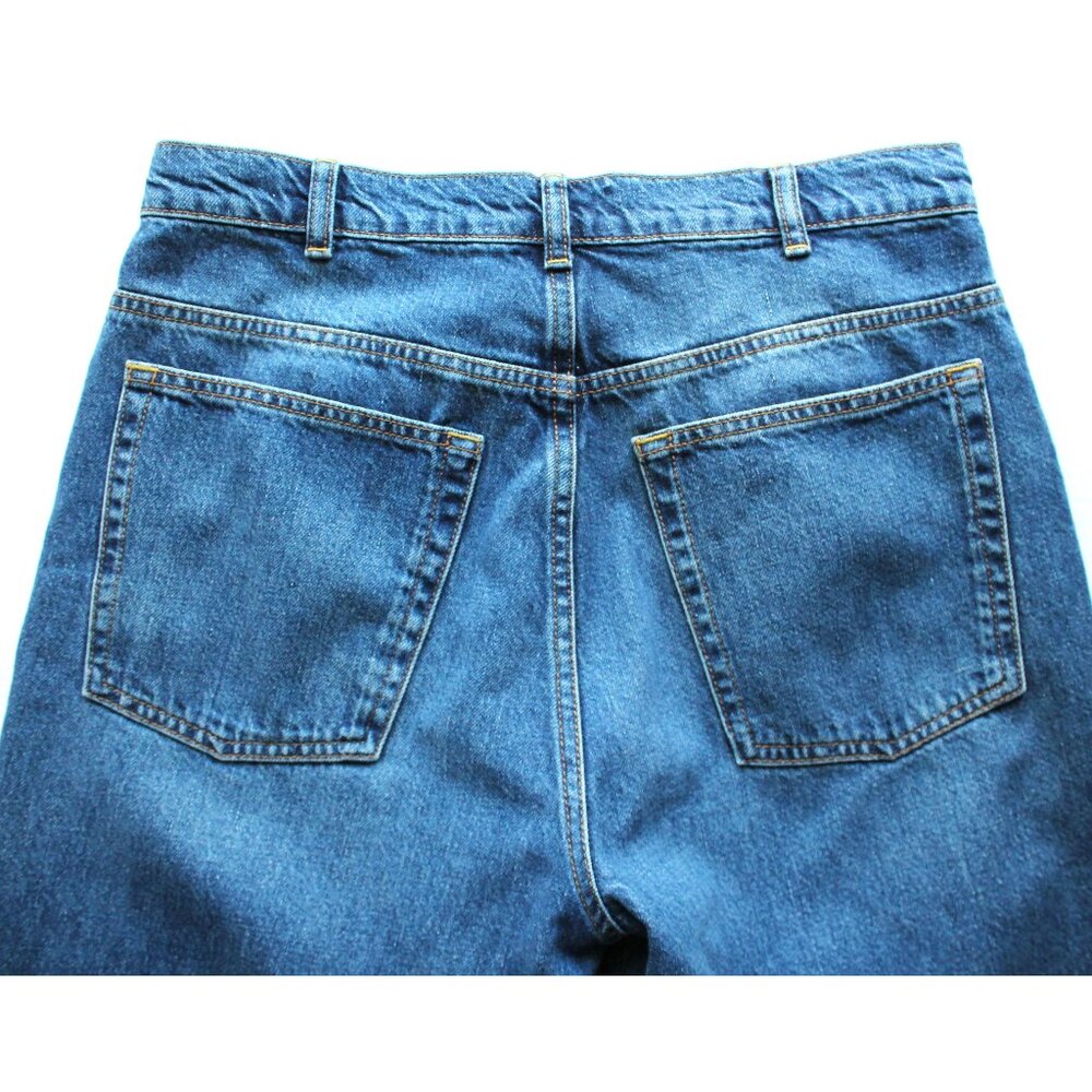 Reformation Hill Mid Rise Kick Flare Jeans 30" / Size 29 / Araceli Blue Relaxed - Picture 8 of 11